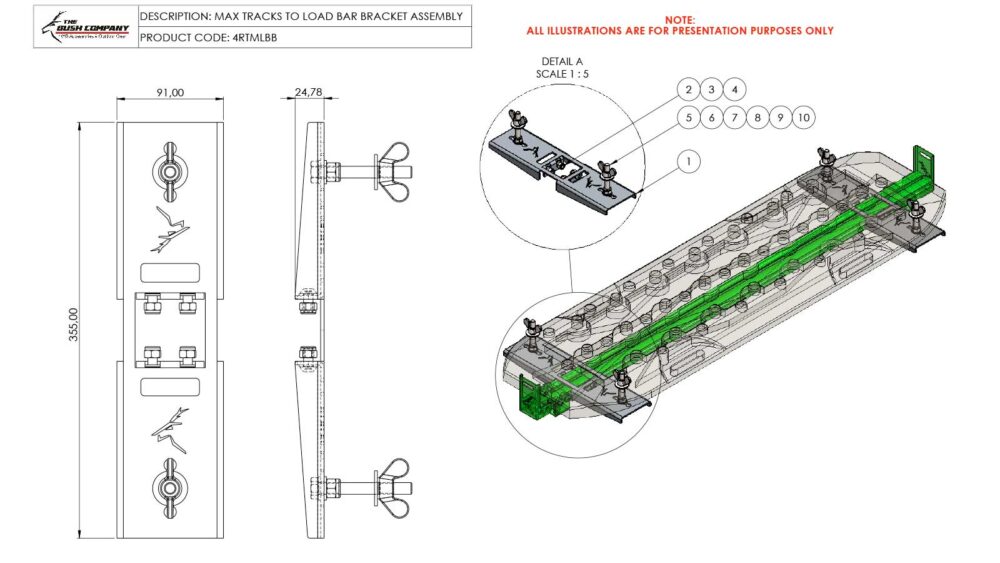 MAXTRAX Load Bar Bracket - Image 3