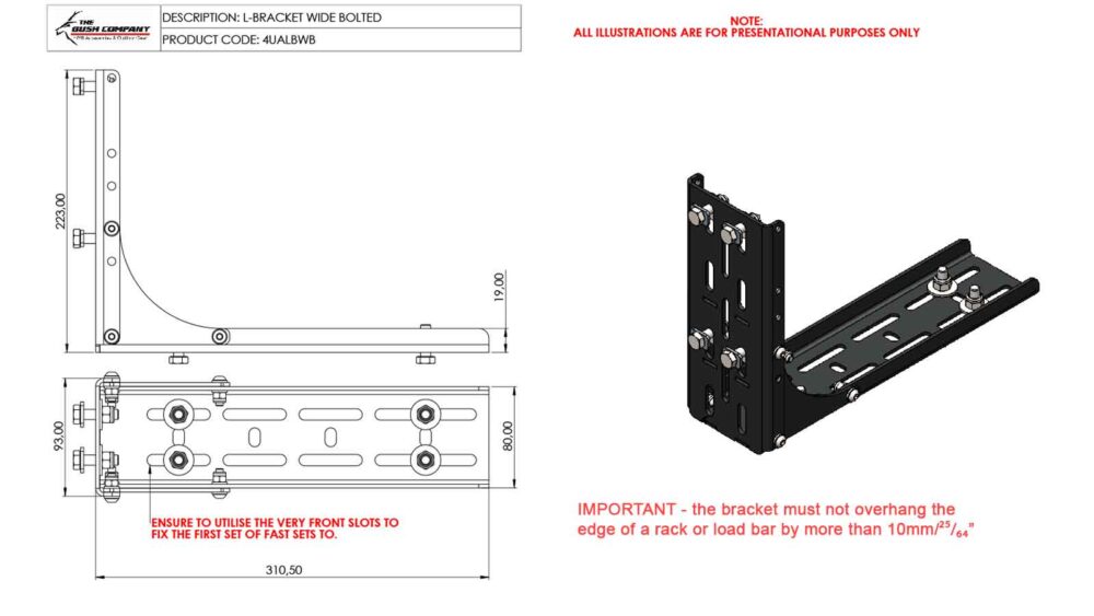 Awning Heavy Duty L Bracket - Image 5